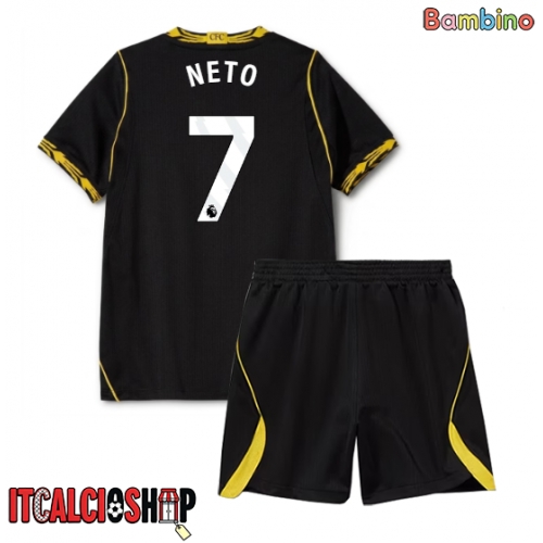 Chelsea Pedro Neto #7 Seconda Maglia Bambino 2026-27 Manica Corta (+ Pantaloni corti)